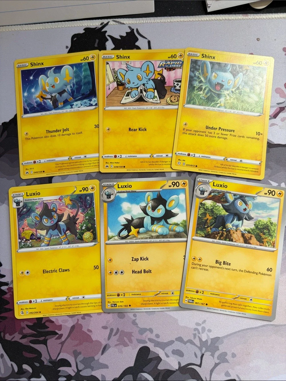 Shinx & Luxio Collection Lot | 6 Pokémon Cards | ✨5/$25✨